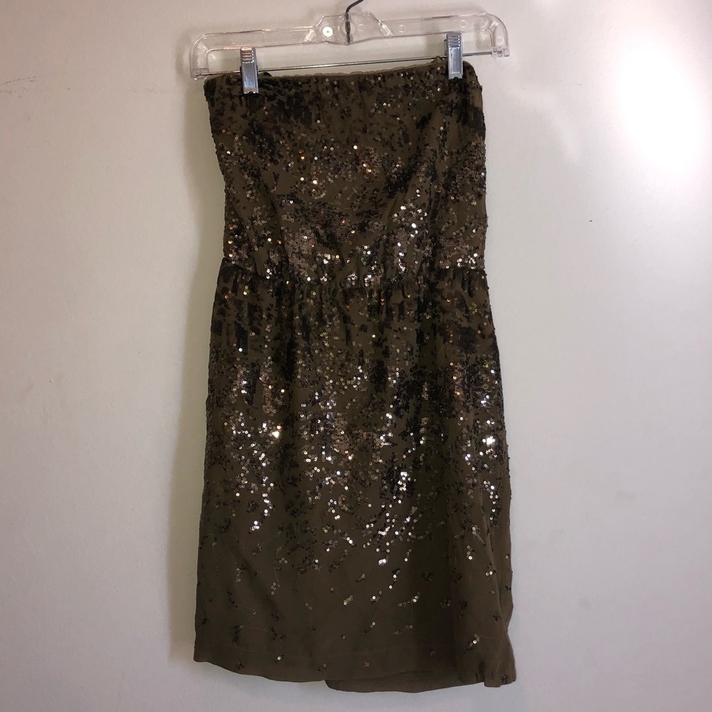 BCBG Strapless Mini Dress